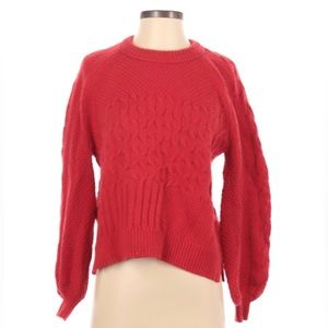 Madewell Red Knit Sweater